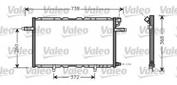 VALEO 817797 Конденсатор, кондиционер