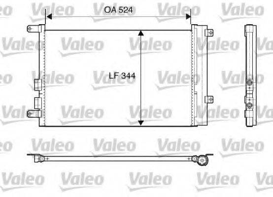 VALEO 817818 Конденсатор, кондиционер