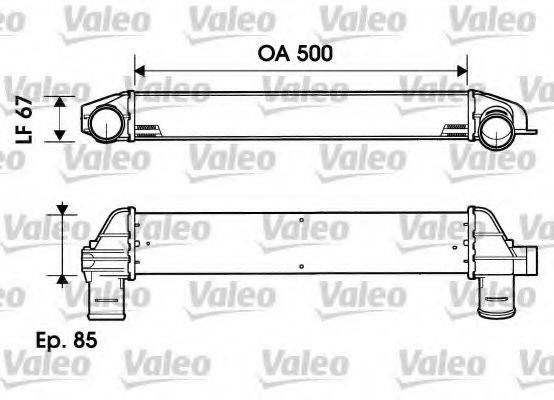 VALEO 817873 Интеркулер