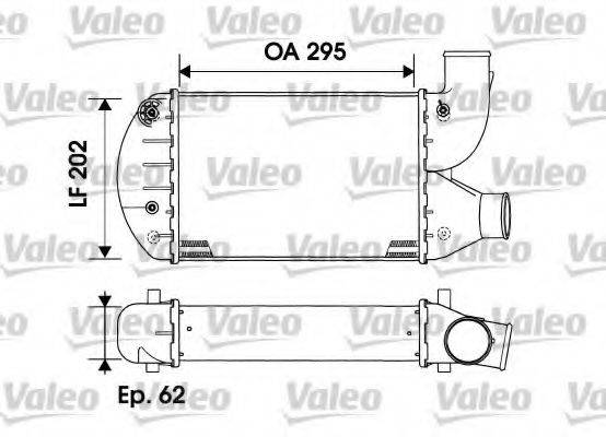 VALEO 817883 Интеркулер