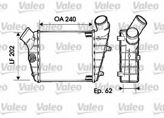 VALEO 817901 Интеркулер