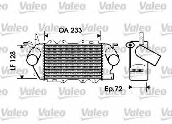 VALEO 817917 Интеркулер