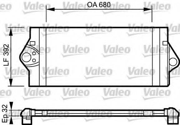 VALEO 817927 Интеркулер