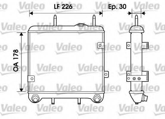 VALEO 817978 масляный радиатор, двигательное масло