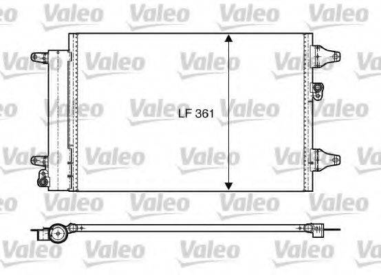 VALEO 818004 Конденсатор, кондиционер