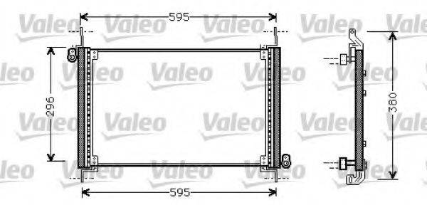 VALEO 818009 Конденсатор, кондиционер