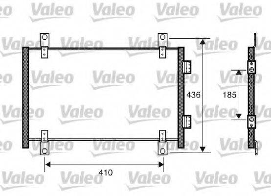 VALEO 818018 Конденсатор, кондиционер
