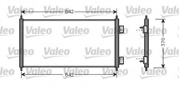 VALEO 818050 Конденсатор, кондиционер