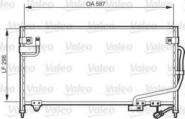 VALEO 818084 Конденсатор, кондиционер