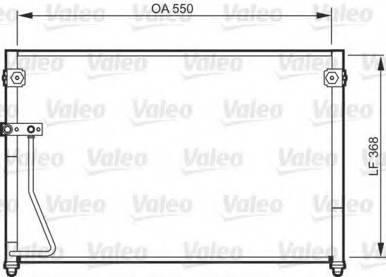 VALEO 818085 Конденсатор, кондиционер