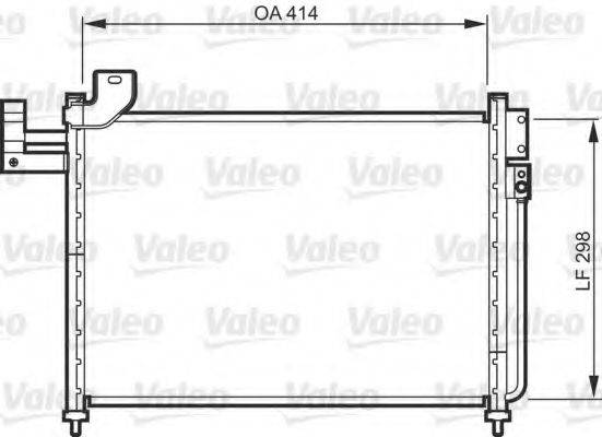 VALEO 818088 Конденсатор, кондиционер