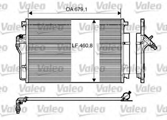 VALEO 818173 Конденсатор, кондиционер