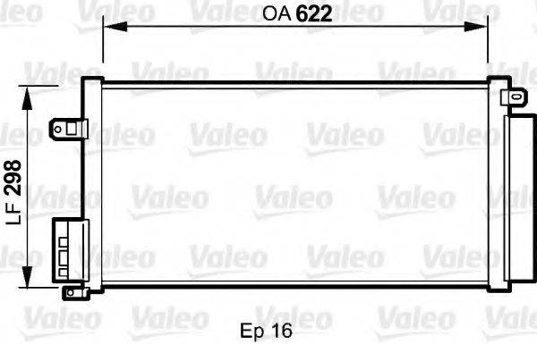 VALEO 818192 Конденсатор, кондиционер