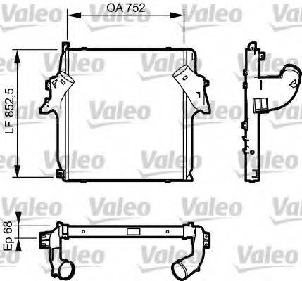 VALEO 818781 Интеркулер