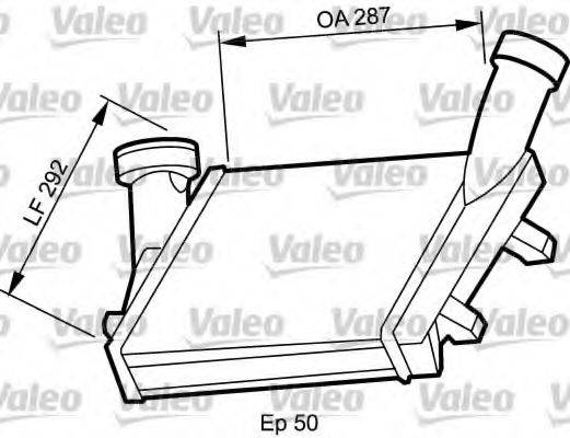 VALEO 818815 Интеркулер