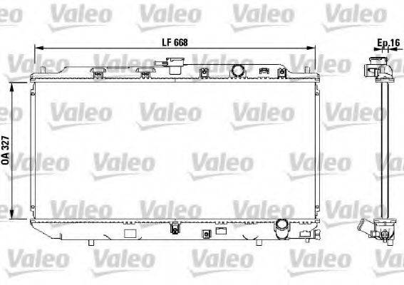 VALEO 819193 Радиатор, охлаждение двигателя