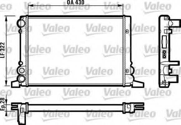 VALEO 819259 Радиатор, охлаждение двигателя
