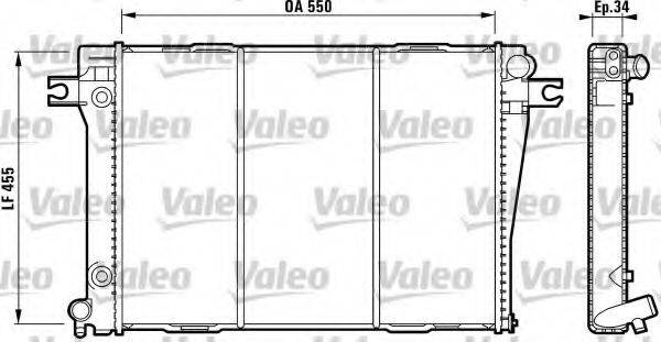 VALEO 819271 Радиатор, охлаждение двигателя