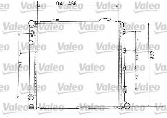 VALEO 819373 Радиатор, охлаждение двигателя