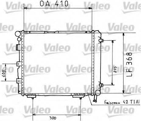 VALEO 819382 Радиатор, охлаждение двигателя