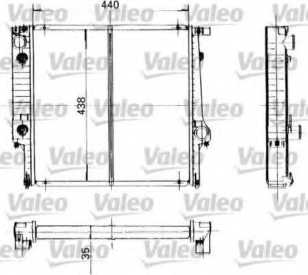 VALEO 819400 Радиатор, охлаждение двигателя