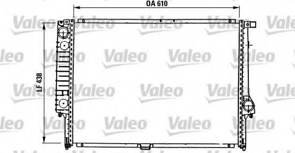VALEO 819417 Радиатор, охлаждение двигателя