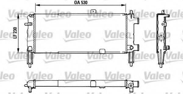 VALEO 883767 Радиатор, охлаждение двигателя