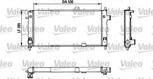 VALEO 883771 Радиатор, охлаждение двигателя