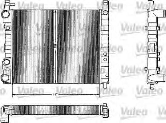 VALEO 883824 Радиатор, охлаждение двигателя