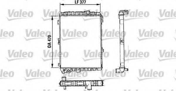 VALEO 883863 Радиатор, охлаждение двигателя