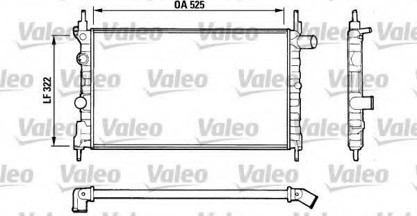 VALEO 883881 Радиатор, охлаждение двигателя