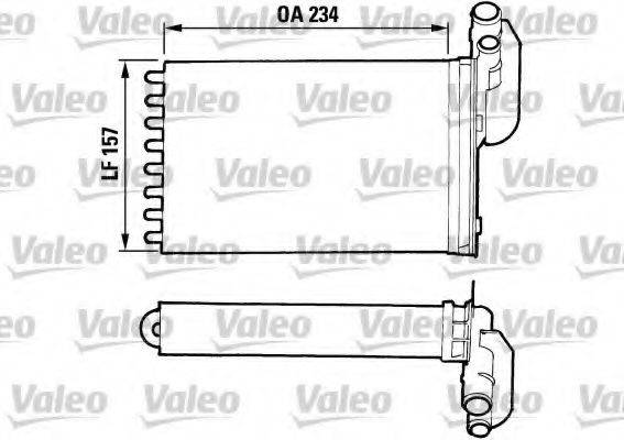 VALEO 883980 Теплообменник, отопление салона