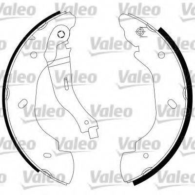 VALEO 553901 Комплект тормозных колодок