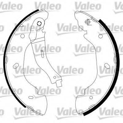 VALEO 553902 Комплект тормозных колодок