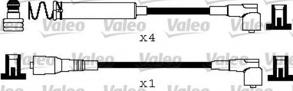 VALEO 346665 Комплект проводов зажигания
