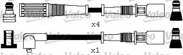 VALEO 346618 Комплект проводов зажигания