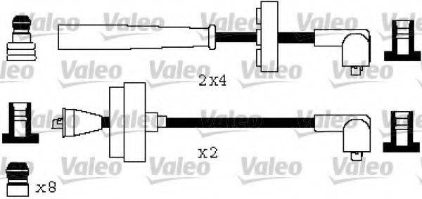 VALEO 346582 Комплект проводов зажигания