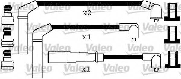 VALEO 346443 Комплект проводов зажигания