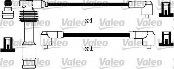 VALEO 346281 Комплект проводов зажигания