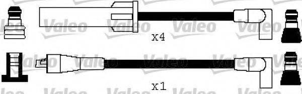 VALEO 346231 Комплект проводов зажигания