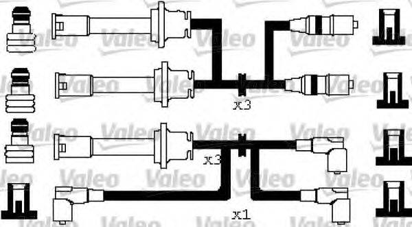 VALEO 346214 Комплект проводов зажигания