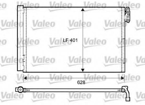 VALEO 814011 Конденсатор, кондиционер