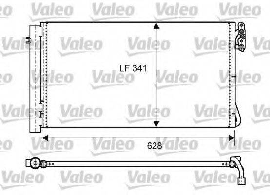 VALEO 814012 Конденсатор, кондиционер