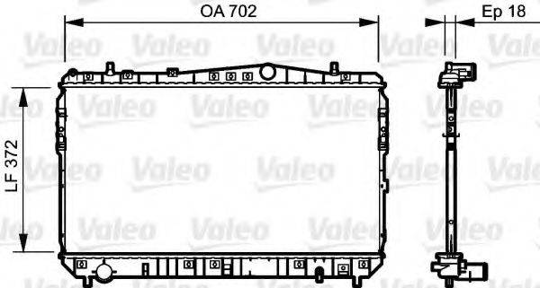 VALEO 735159 Радиатор, охлаждение двигателя