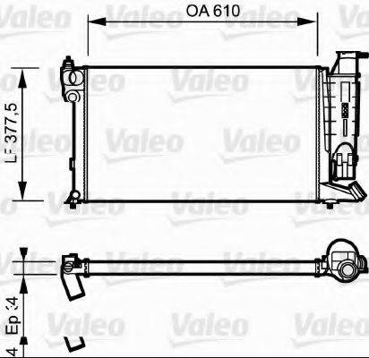 VALEO 730985 Радиатор, охлаждение двигателя