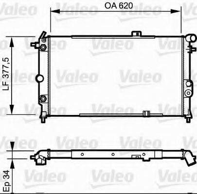 VALEO 731175 Радиатор, охлаждение двигателя