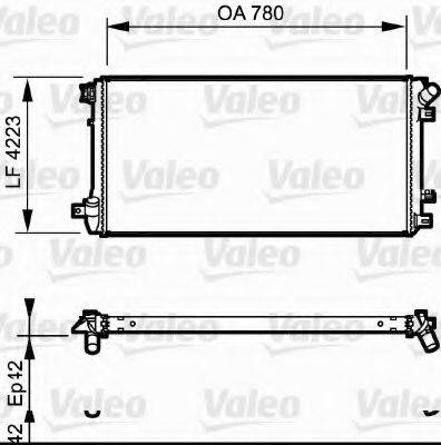 VALEO 735112 Радиатор, охлаждение двигателя