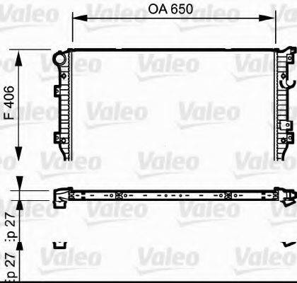 VALEO 735133 Радиатор, охлаждение двигателя
