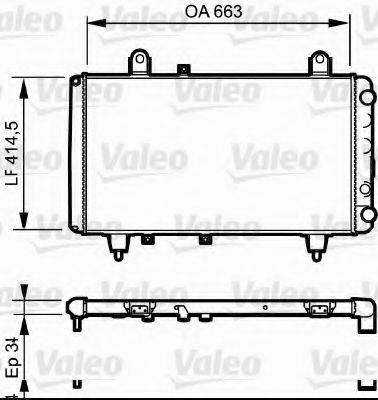 VALEO 811380 Радиатор, охлаждение двигателя