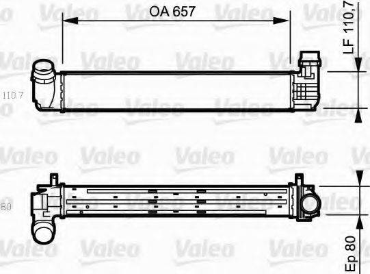 VALEO 818870 Интеркулер